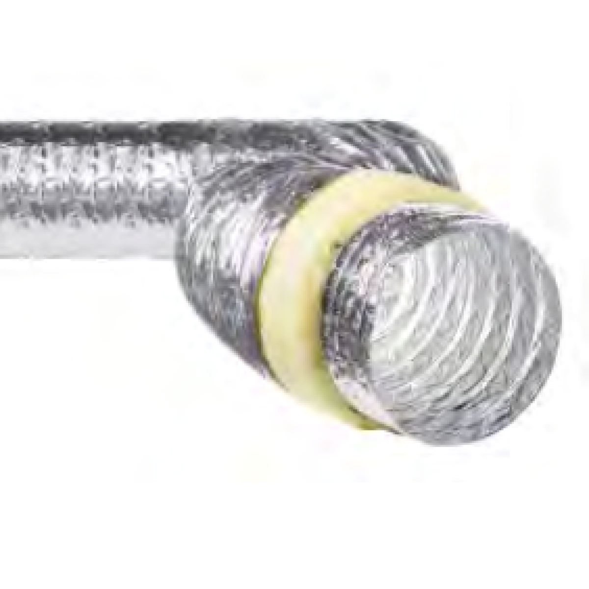 Aliuminis minkštas garso slopinimo ortakis Brofer D200 su stiklo vatos izoliacija 25mm storio 10 m. SONO200